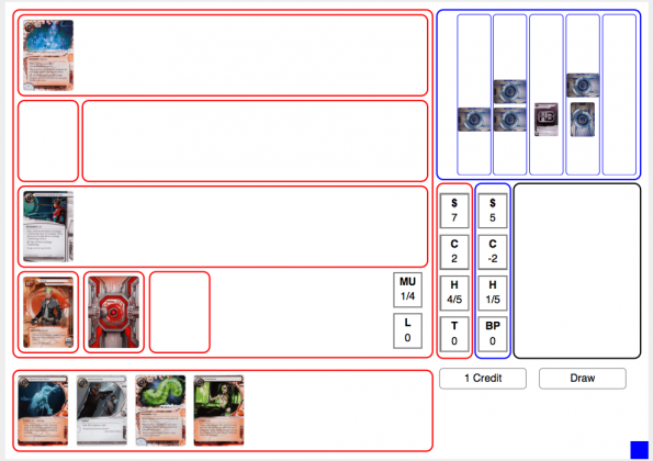 Netrunner initial placement experiments